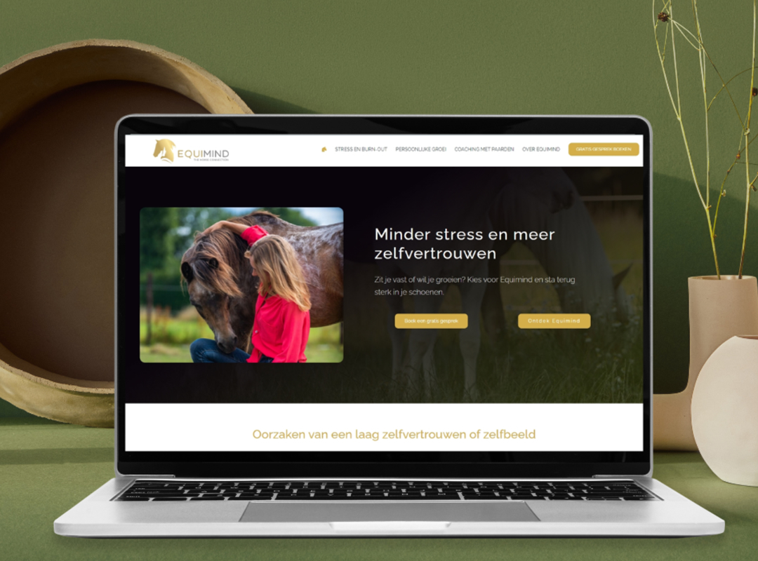 Strategische website voor paardencoach Equimind uit Kontich